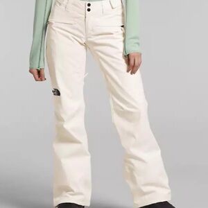 THE NORTH FACE WOMEN'S FREEDOM SKI SNOWBOARD GARDENIA PANTS Cream 1X